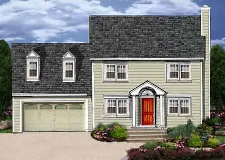Full Rendering for House Plan #385202