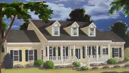Full Rendering for House Plan #388202