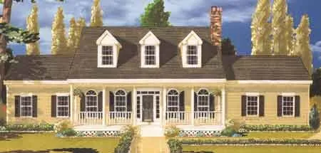 Full Rendering for House Plan #385162