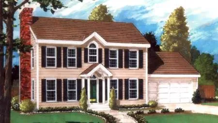 Full Rendering for House Plan #380507