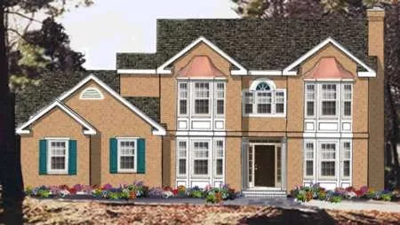 Full Rendering for House Plan #381219