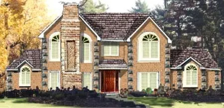 Full Rendering for House Plan #380539
