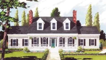 Full Rendering for House Plan #387939
