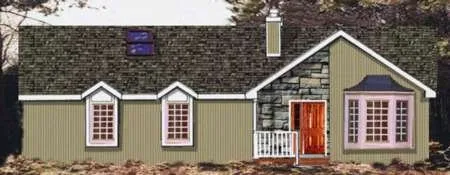 Full Rendering for House Plan #385249