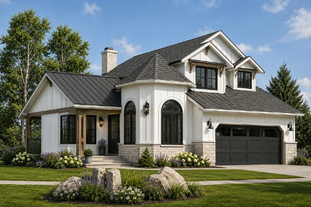 Full Rendering for House Plan #200276