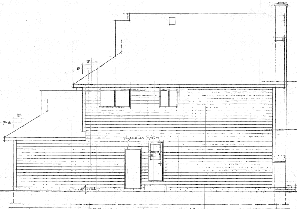 Right Elevation for House Plan #200277