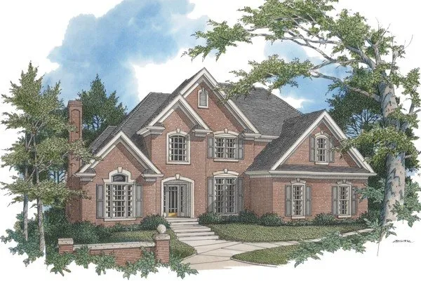 Full Rendering for House Plan #271192