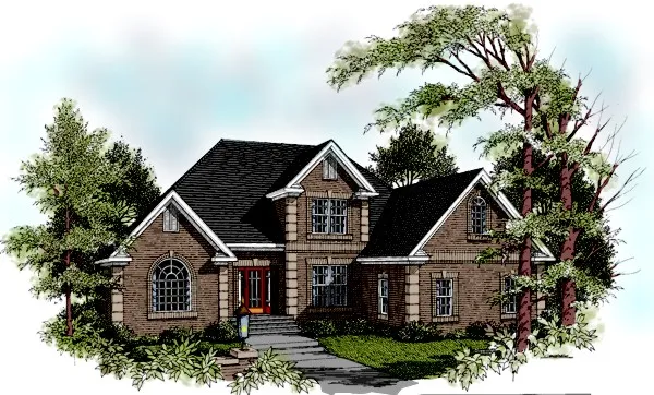 Full Rendering for House Plan #277062