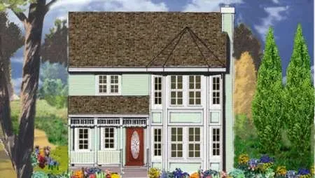 Full Rendering for House Plan #380659