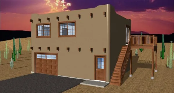 Full Rendering for House Plan #195152