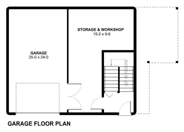 Main Floor Plan for House Plan #195152