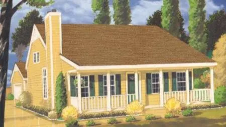 Full Rendering for House Plan #383269