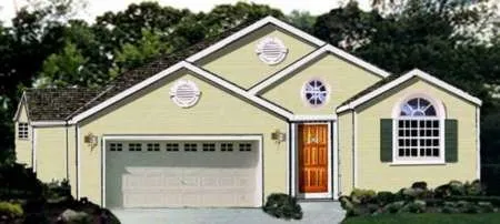 Full Rendering for House Plan #384179