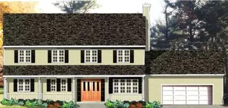 Full Rendering for House Plan #380379