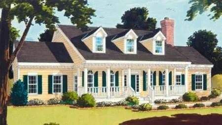 Full Rendering for House Plan #380579