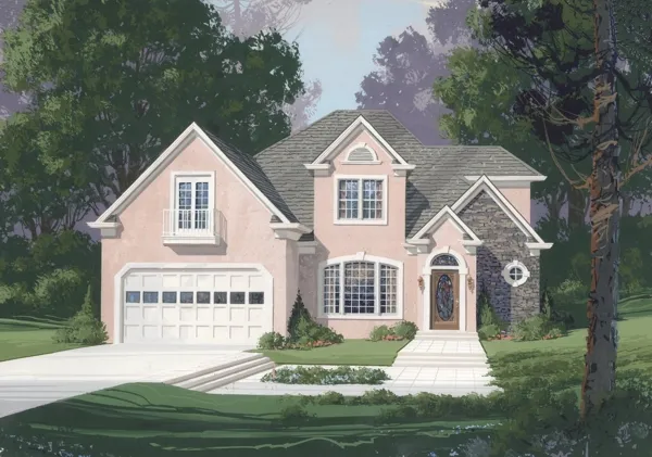 Full Rendering for House Plan #273042
