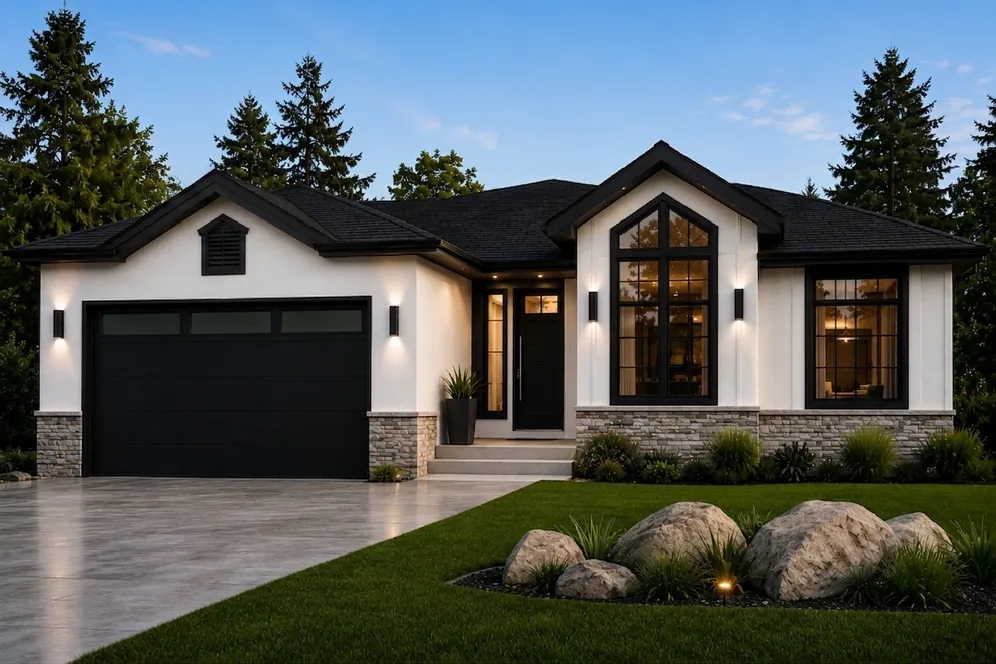 Full Rendering for House Plan #201142