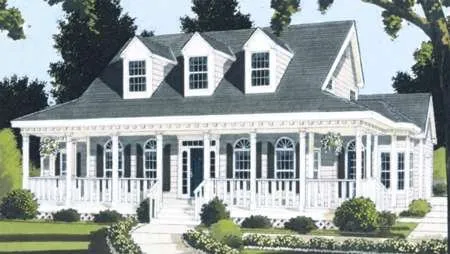 Full Rendering for House Plan #380979