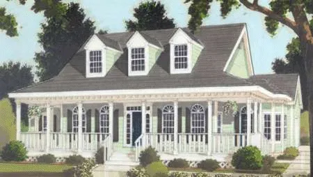 Full Rendering for House Plan #383089