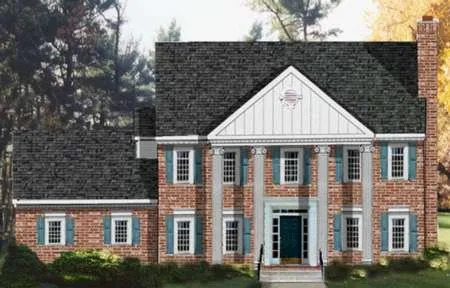 Full Rendering for House Plan #388089