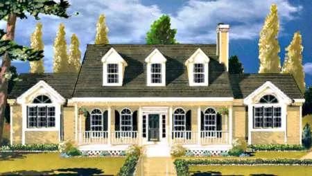 Full Rendering for House Plan #381189