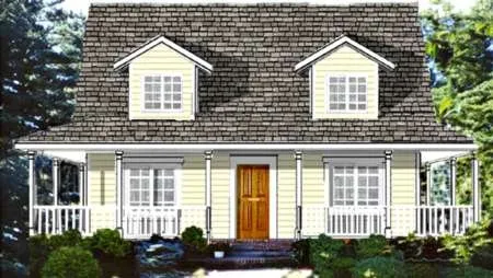 Full Rendering for House Plan #384189