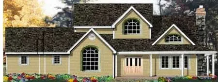 Full Rendering for House Plan #381099