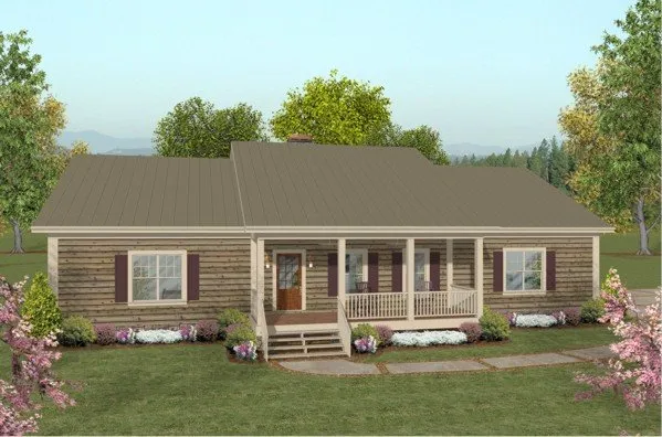 Full Rendering for House Plan #278151
