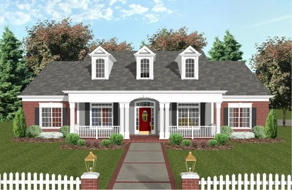 Full Rendering for House Plan #278191
