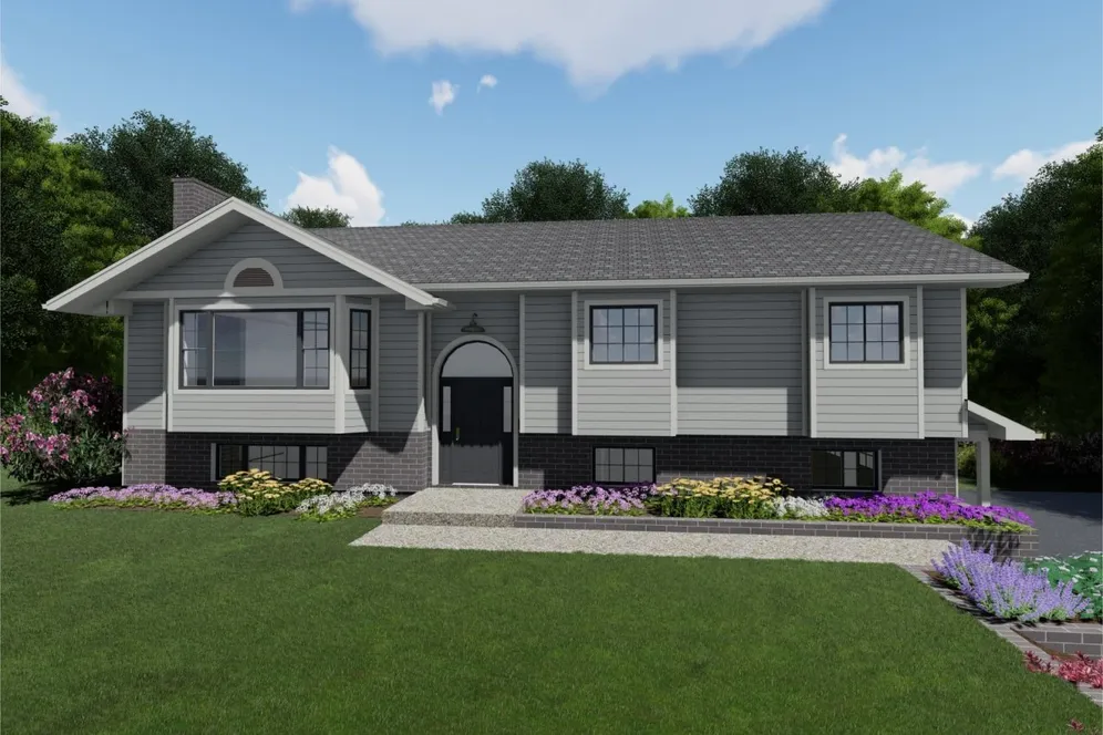 Full Rendering for House Plan #200286