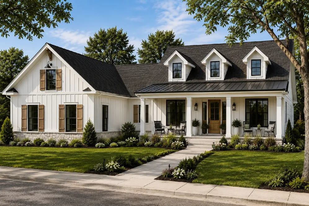 Full Rendering for House Plan #201581