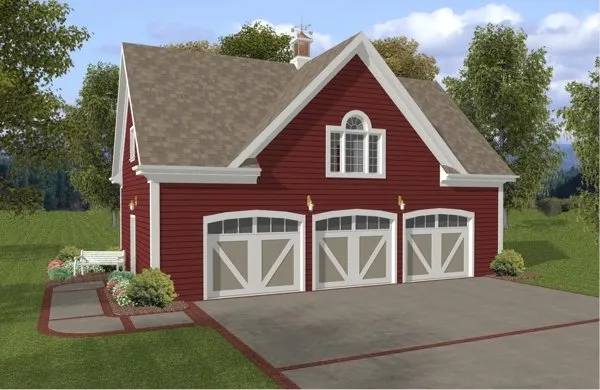 Full Rendering for House Plan #271070