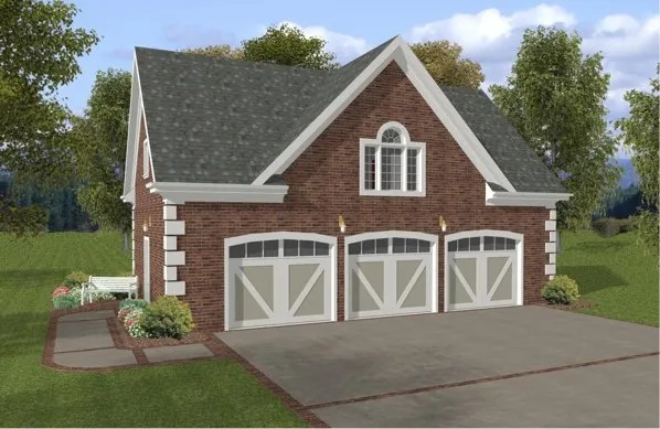 Highquality rendering for House Plan #271070