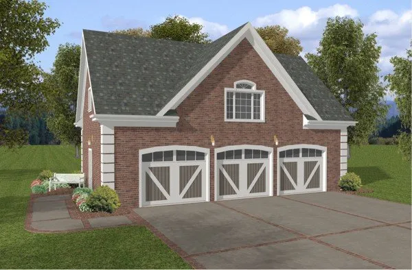 Full Rendering for House Plan #272070