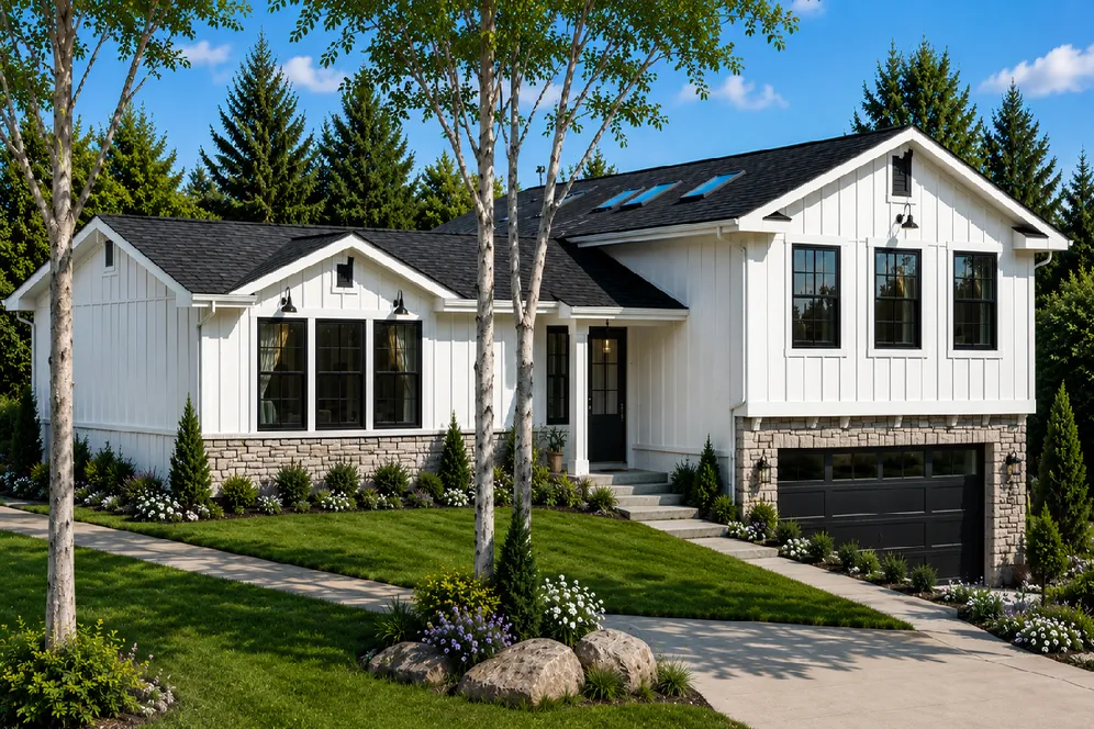Full Rendering for House Plan #200918