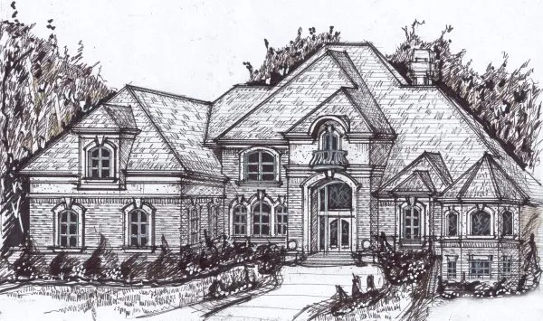 Full Rendering for House Plan #397700