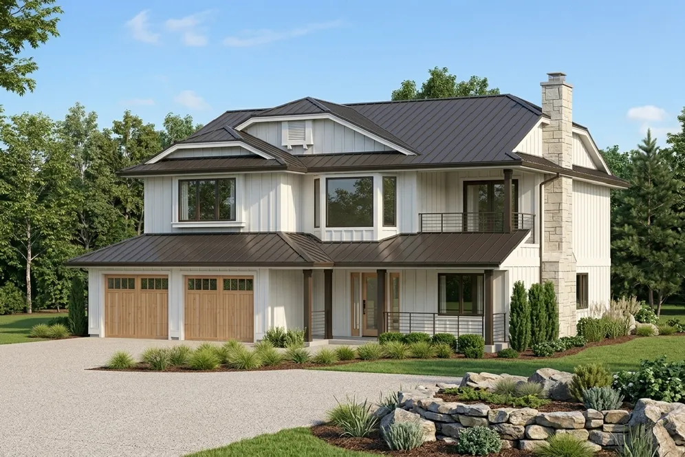 Full Rendering for House Plan #200928