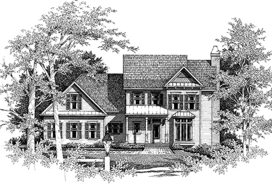 Full Rendering for House Plan #115322