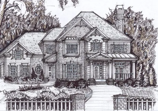Full Rendering for House Plan #396200