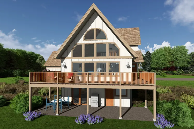 Full Rendering for House Plan #222242
