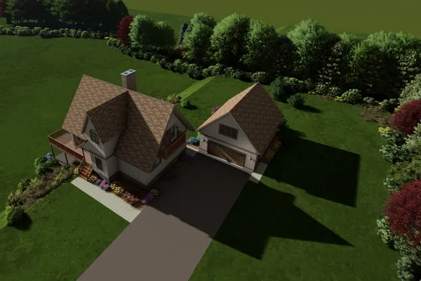 ExteriorPhoto for House Plan #222242