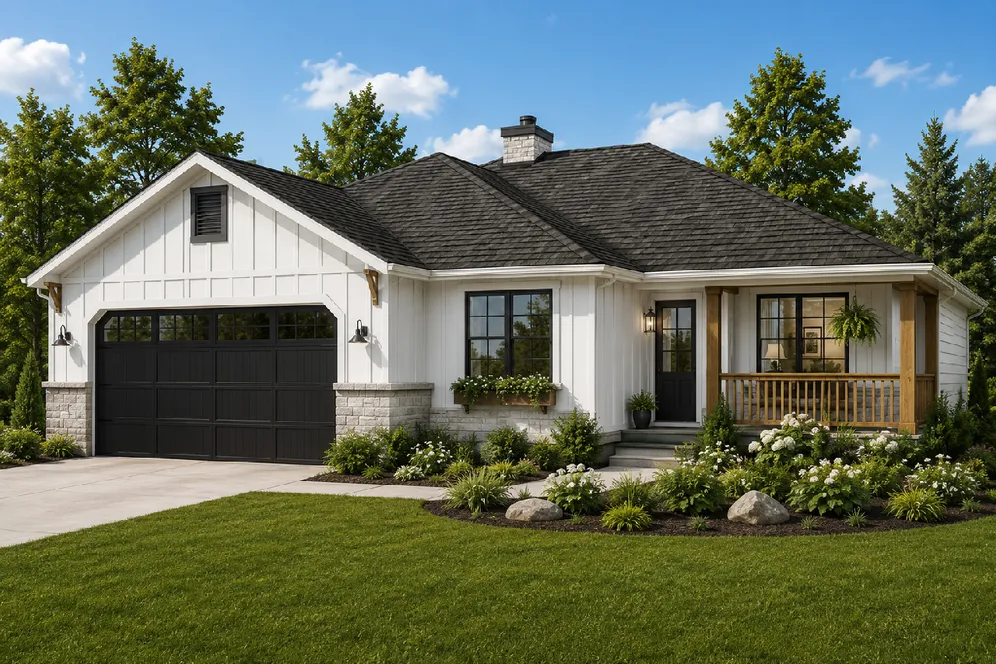 Full Rendering for House Plan #200936