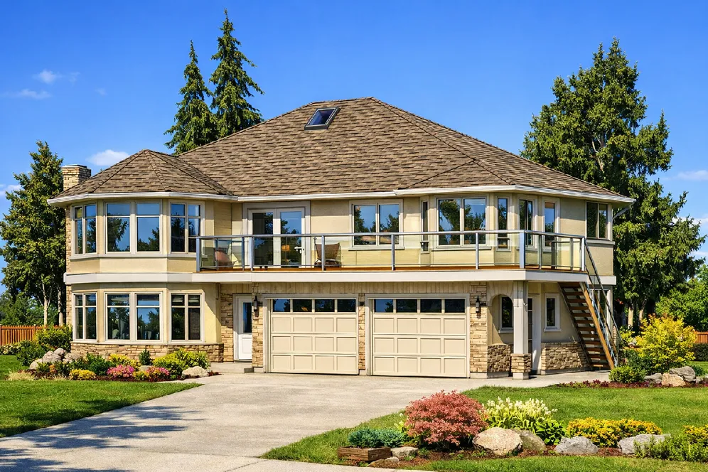 Full Rendering for House Plan #200940