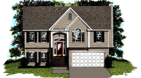 Full Rendering for House Plan #272090