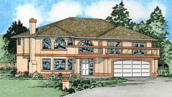 Full Rendering for House Plan #200941
