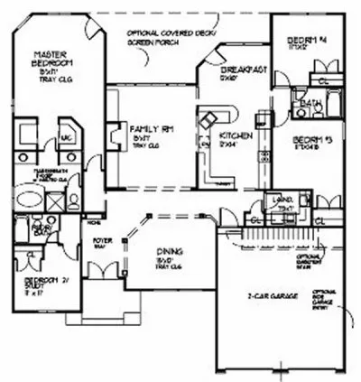 Main Floor Plan for House Plan #395120