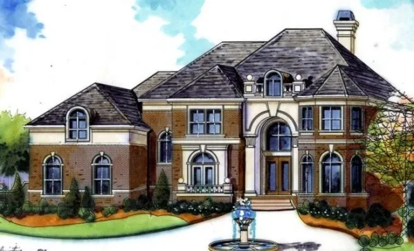 Full Rendering for House Plan #397230