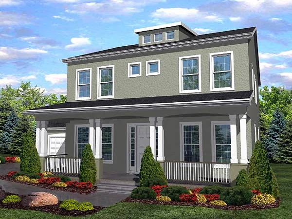 Full Rendering for House Plan #290101