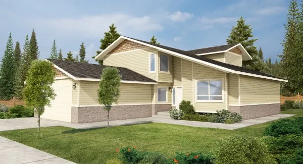 Full Rendering for House Plan #200957