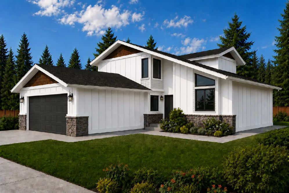 Full Rendering for House Plan #200957